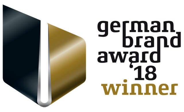Logo des "german brand award 2018"